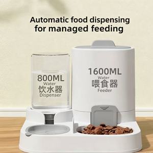 2 In 1 Automatic Pet Feeder Water Dispenser Gravity Food Water Bowl for <b>Dog</b> Cat - Product Image 3