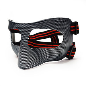 Máscara de colisión de baloncesto <span class=keywords><strong>Escudo</strong></span> facial de juego de fútbol adulto negro - Product Image 3