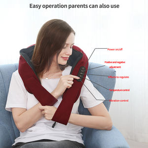 Masajeador eléctrico de espalda para aliviar el dolor de cuello y espalda, almohada de masaje Shiatsu para hombros y pies con calor - Product Image 5