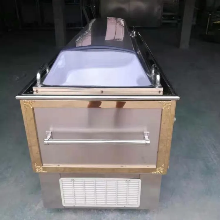金属の棺や棺に良いと言う低温維持システム