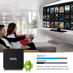 Asher <span class=keywords><strong>Android</strong></span> 7.1 thông minh TV Box 4K MX9 Quad Core Rockchip RK3229 wifi miễn phí video tải về 1-năm bảo hành - Product Image 6
