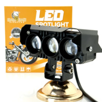 Système d'éclairage de conduite miniature BB1731, blanc jaune, ventilateur LED, projecteur, feu antibrouillard, phare, ampoule pour vélo, moto, moto