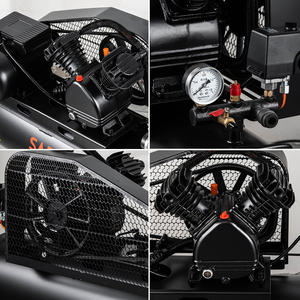 高品質の産業用150リットルピストン式エアコンプレッサー、信頼性の高いエンジンとモーターを搭載し、タイヤの空気入れに適しています。 - Product Image 3