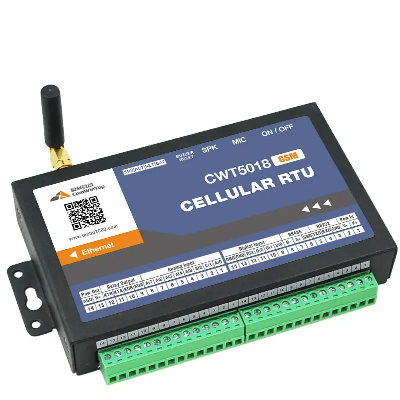 CWT5018 GSM WIFI 4G GPRSスマートM2Mテレメトリー制御無料クラウドデバイスエネルギーソリューションシステムサポートModbus TCP RTUMQTT