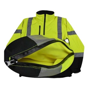 WELTA ENISO20471/ANSI 107 Chaquetas DE SEGURIDAD reflectantes de alta visibilidad cálidas de invierno personalizadas Chaqueta de seguridad para hombres con cinta reflectante de alta calidad - Product Image 5