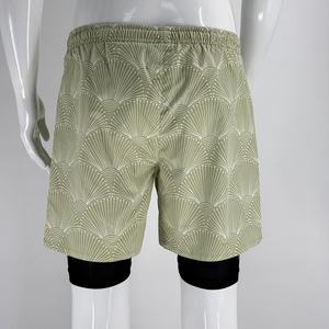 Shorts de sport de luxe 2-en-1 à taille haute et compression pour l'entraînement de basketball - Product Image 5