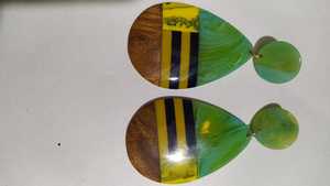 Pendientes elegantes de resina para mujer, joyería de moda, aro colgante para uso diario de proveedor indio - Product Image 3