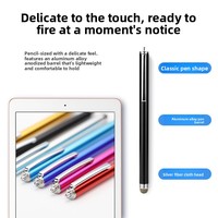 WK WK118 Stylus Sudut Lebar Responsif untuk Tablet Kindle E-Reader Ujung Kain Konduktif Bodi Logam Aluminium Catatan Digital Mobile