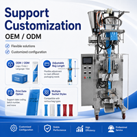 Machine d'emballage verticale DEEPACK PLC à scellage 4 côtés, équipement électrique de scellage de sachets en aluminium pour sachets de thé, sauces