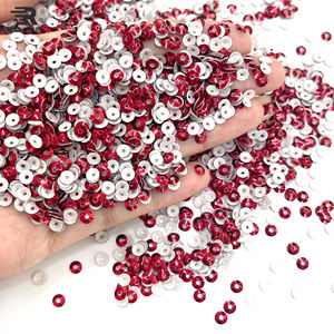 170 brut en vrac irisé lâche <span class=keywords><strong>paillettes</strong></span> 4mm tasse ronde <span class=keywords><strong>paillettes</strong></span> couleurs mélangées PVC broderie pour coudre bricolage Art artisanat vêtements - Product Image 3