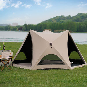 Tente de <span class=keywords><strong>plage</strong></span> automatique en fibre de verre E-RIKE avec protection UV, simple couche, ouverture rapide, pour 4 à 6 personnes, pique-nique, <span class=keywords><strong>camping</strong></span> en plein air - Product Image 5