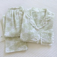 Pijamas de Algodón Cómodos para Mujer, Diseño Personalizado de Fábrica, Conjuntos de 2 Piezas, Pijamas de Bambú y Viscosa para Mujer