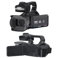 Caméra numérique HD 6K WIFI avec microphone, 64 millions de pixels, vision nocturne, caméra de vlogging pour YouTube, vidéo en direct, éclairage