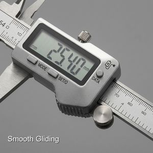 Calibre à pied à coulisse de précision Jeoro au design classique, mécanisme de règle à coulisse manuelle avec pince de blocage pour des mesures répétées - Product Image 4