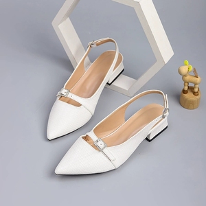 Giày cao gót nữ size 43 chất lượng cao, kiểu dáng sandal nửa gót quyến rũ, giày công sở nữ - Product Image 4