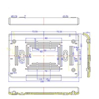 Boîtier électronique en plastique ABS pour routeur passerelle IoT sans fil WiFi, personnalisé pour circuits imprimés, IP54