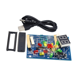 Controlador de luz de tráfico electrónico, Kit de bricolaje, competición de entrenamiento de habilidades electromecánicas, Chip STC89C52, microordenador, <span class=keywords><strong>laboratorio</strong></span> para estudiantes - Product Image 2