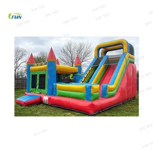 Castillo Inflable Comercial para Niños, Tobogán Seco y Acuático, de PVC y Vinilo, para Uso en Casa o Escuela - Product Image 4