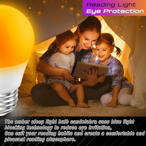 หลอดไฟ LED สีเหลือง G14 G45 E26 2000K แสงสีเหลือง ไม่สามารถหรี่แสงได้ สำหรับใช้ภายในและภายนอกอาคาร - Product Image 4