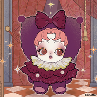 Nouvelle série officielle authentique Playful Mart Flora le Fantôme de l'Opéra, lot de 6 figurines en peluche avec visage en vinyle, idéale pour un cadeau