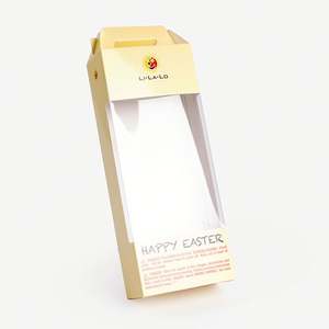 Logotipo personalizado impreso Gable Box con asa Embalaje Cajas de cartón de papel Ventana de exhibición transparente - Product Image 3