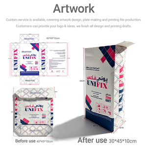 <span class=keywords><strong>Sac</strong></span> d'emballage à valve personnalisé avec logo, biodégradable, résistant à l'humidité, pour ciment, adhésif pour carrelage, <span class=keywords><strong>farine</strong></span>, poudre, 20 <span class=keywords><strong>kg</strong></span>, 25 <span class=keywords><strong>kg</strong></span> - Product Image 5