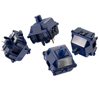 DUROCK Interrupteurs tactiles, Bule Lotus 65g T1 Interrupteurs lourds Diffuseur de lumière Moules de haute précision Interrupteurs de clavier mécaniques MX