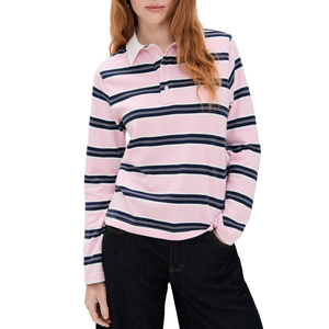 Polo de golf pour femme à séchage rapide, coupe ajustée, extensible, respirant, vêtements de sport, impression de logo personnalisé, manches courtes, 100% coton - Product Image 2