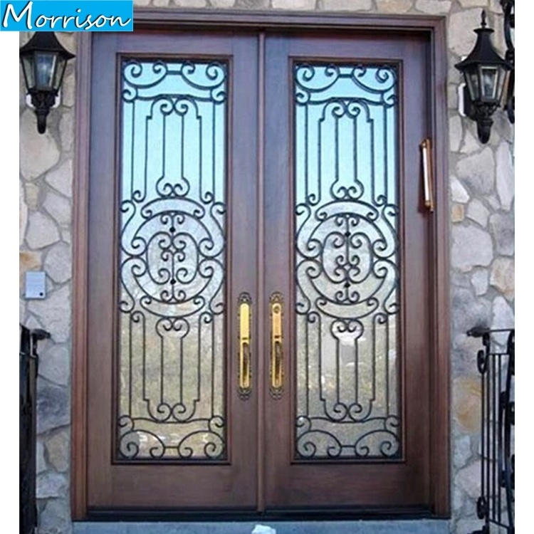 Decorado Envío puerta a puerta de doble puerta de diseño