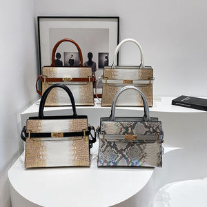 2024 Nuevo Bolso de Hombro de Lujo a la Moda para Damas de Piel Sintética con Patrón de Cocodrilo y Cierre de Inserción Bolsos Cruzados para Mujer - Product Image 1