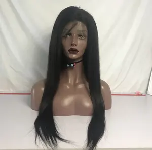 Super barato lace wigs 10 "-30" atacado cabelo humano brasileiro linha fina natural peruca cheia do laço