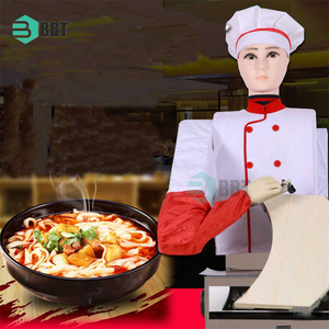 Hiệu quả cao <span class=keywords><strong>Robot</strong></span> mì Slicer Máy 0.3kw dual-broadsword thương mại Cutter 400 phần ăn/min cho nhà khách sạn không gỉ - Product Image 3