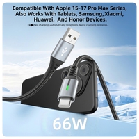Câble de charge rapide PD Type-C vers Type-C 240W 6A, câble de données USB-C tressé en nylon pour iPhone 15 16 17 18 Pro Max