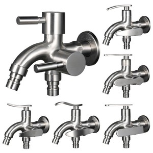 Torneira para pia de aço inoxidável com alça única para torneira de pia de pia fria Torneira para cozinha Metal Lavatór - Product Image 2