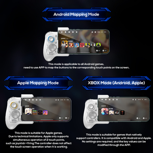 MEMO MB05 Ergonomic One-handed Gamepad for Mobile <b>Phone</b> Wireless <b>Controller</b> Single Hand Gaming Joystick for MOBA FPS Games - Product Image 5