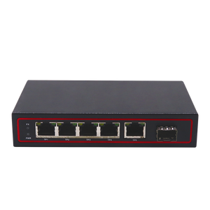 สวิตช์เครือข่ายกิกะบิตขายดีจากโรงงาน 1 SFP 5 RJ45 ตัวแปลงสื่อใยแก้วนำแสง BIDI 20KM SFP สวิตช์อีเธอร์เน็ต Poe กิกะบิต - Product Image 3
