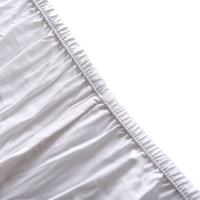 Draps-housses 100 % bambou biologique jetables, classiques unis, ensemble de 4 pièces, 300 fils, textiles de maison de luxe