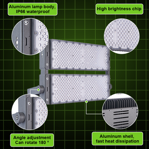屋外防水IP65アルミニウム<span class=keywords><strong>LED</strong></span>フラッドライトモジュールSMDチップ付き200W-1200Wトンネルスポーツスタジアム & 倉庫照明用 - Product Image 6