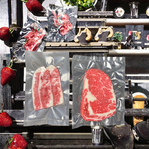 Sacs en plastique transparents sous vide Bochen avec gaufrage, sept couches co-extrudées, qualité alimentaire, 20x30cm, 0,08-0,12mm - Product Image 4