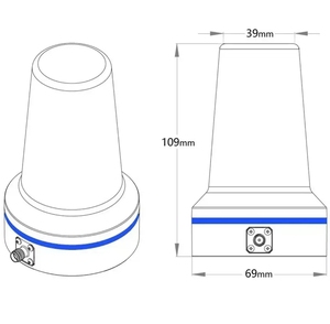 <span class=keywords><strong>Antena</strong></span> de Teléfono Satelital para Automóvil XT-Lite de Alta Calidad, Resistente al Agua IP66, para Instalación con Conector Magnético, 1525-1660.5MHz - Product Image 6