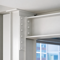 Bâtiment de bureaux en structure acier JFL de haute qualité, planification spatiale flexible pour clinique médicale, design moderne, garantie 5 ans