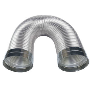 Usine HVAC Climatisation Semi Rigide 316Ti <span class=keywords><strong>cheminée</strong></span> <span class=keywords><strong>flexible</strong></span> en acier inoxydable <span class=keywords><strong>Conduit</strong></span> d'échappement en aluminium - Product Image 4