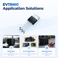 Transistor MOSFET Trench N-Channel EvolE 600V 11A TO-220, Setara dengan EvolE TO-220 Seri SPP11N60CFD