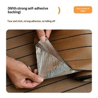 Panneaux muraux autocollants en mousse XPE rainurée, design marbre mat, imperméables, résistants à l'humidité et effaçables