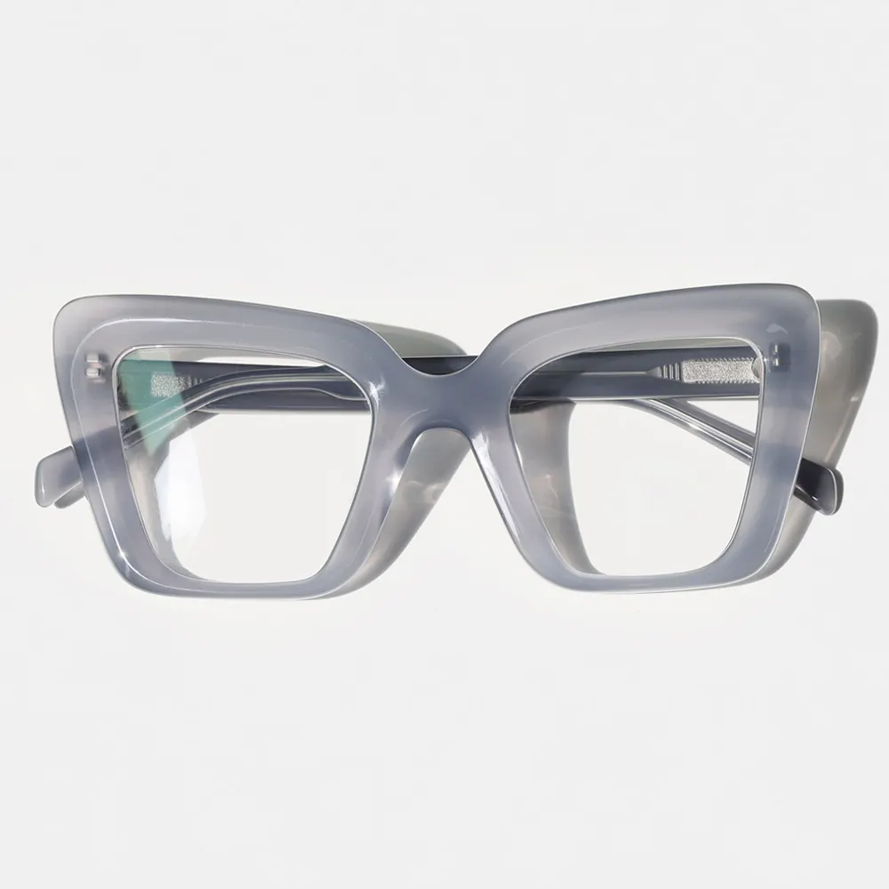 Fashion Design Thick Acetate Women OEM Optical Glasses Anti Blue Light Frames Eyeglasses For Men Custom