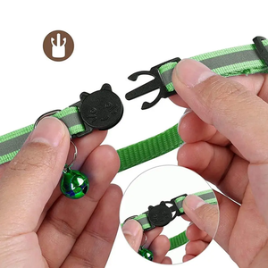 WaterProof Reflective Breakaway <strong>Pet</strong> Cat Collar for Airtag Protective Tracker Holder Anti <strong>Lost</strong> Positioning Collar <strong>Pet</strong> Collars - Product Image 6