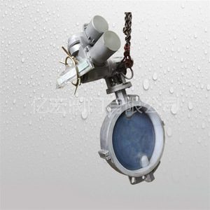 Vanne papillon doublée de PTFE D371F4 pour applications chimiques et pharmaceutiques - Product Image 1