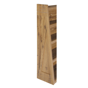 Libreria pieghevole in legno a più ripiani per soggiorno e ufficio domestico - Product Image 3