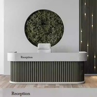 Bureau de réception en bois de luxe pour usage professionnel et hôtelier - Mobilier commercial