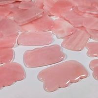Ensemble de Gua Sha multifonctionnel en quartz rose HZ pour la vente en gros